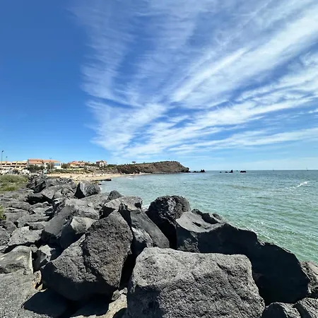 Cap D'agde Le Genois T2 De 36m2 Avec Parking Privatif Et Acces Internet דירה אגדה